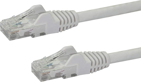 StarTech 1ft CAT6 Ethernet Cable - White CAT 6 Gigabit Ethernet Wire