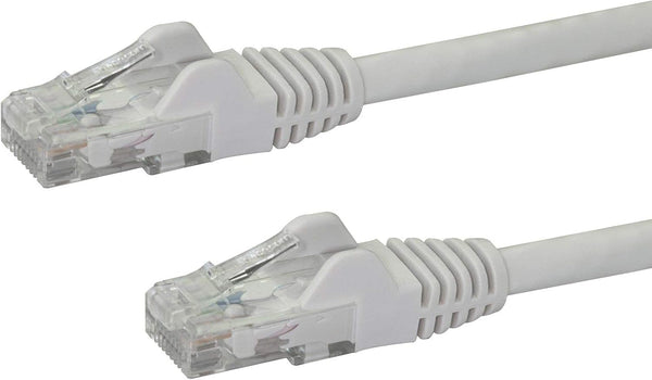 StarTech 1ft CAT6 Ethernet Cable - White CAT 6 Gigabit Ethernet Wire