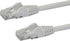 StarTech 1ft CAT6 Ethernet Cable - White CAT 6 Gigabit Ethernet Wire