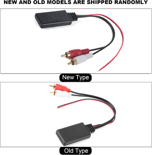 Bluetooth Aux in Adapter Cable, Universal Wireless Bluetooth Module Adapter, AUX Audio 2 Auxiliary Cable for Car Radio
