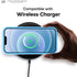LOVE 3000 Blue iPhone 12/iPhone 12 Pro Case, Premium Silicone with Soft Anti-Scratch Microfiber Lining