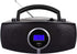 HANNLOMAX HX-316CD CD/MP3 Boombox with Bluetooth, AM/FM Radio, USB Port, LCD Display, Aux-in, AC/DC Power Source (Black)