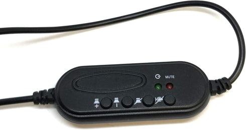 TFD Supplies Wholesale Stereo USB Headphones with Microphone for Gaming, Students, and More