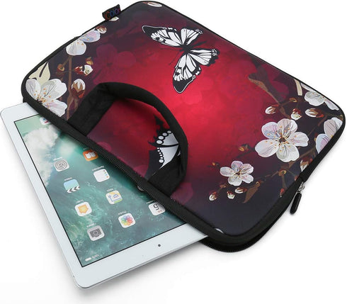 iColor Laptop Handle Bag for 14 15 15.4 15.6 inch, Neoprene Cover Soft Carrying Travel Case for Dell Lenovo Toshiba HP