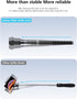 NEOSOU 110cm Insta360 X5 X4 X3 3S 360 4 3 3S Invisible Selfie Stick Pole, Carbon