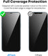 JETech Full Coverage Screen Protector for iPhone 12 Pro Max 6.7-Inch, 3-Pack Tempered Glass with Easy Installation Tool