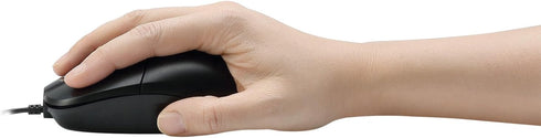 Adesso 3 PS/2 Button Desktop Optical Scroll Mouse, Black