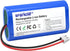 7.4V 2500mAh Li-ion Rechargeable Battery for Speaker, Remote Control Toy, Bluetooth Boom Box, Portable DVD Player