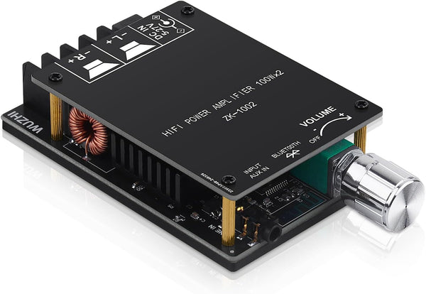 ZK-1002 Bluetooth 5.0 Audio Amplifier Board, 100W x 2 2.0 Channel Mini