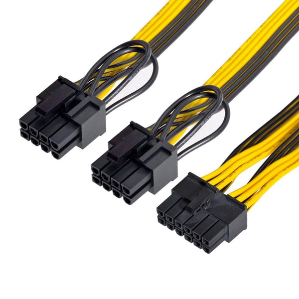 Chenyang 12Pin to ATX Dual 8Pin & 6Pin Splitter GPU Modular Cable for 3080 3090 AX850 AX750 AX650