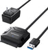 UGREEN SATA to USB 3.0 Adapter Cable for 3.5 2.5 Inch SSD/HDD Hard Drive Reader, SATA III Converter with 12V Power