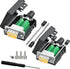 JUXINICE 2PCS DB9 Breakout Connector DB-9 Male adapters9 PIN RS232 RS485 Adapter to
