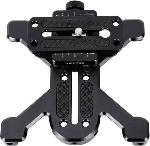 NICEYRIG Camera Quick Release Plates | ARCA-Swiss Standard Kit for DJI Stabilizer/Tripod with Clamp & QR Plate
