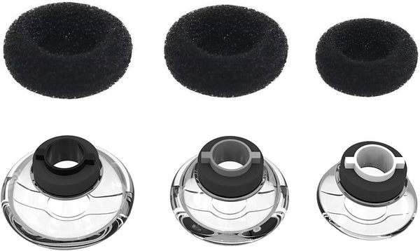 Rayker Eartips Ear Gel Replacement for Voyager Legend, Noise Isolation Silicone Tips, S/M/L Size Included, 3 Pcs