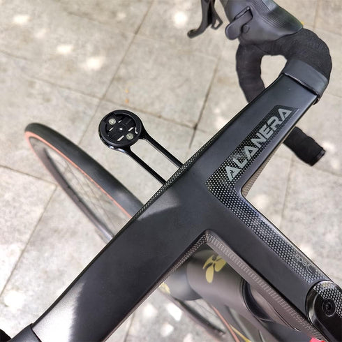 Out Front Bike Stem Handlebar Combo Mount for Garmin Edge, Wahoo, Bryton, Stages Dash Compatible with Deda Alanera