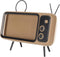 Hztyyier Phone Holder Desk Mobile Phone Bracket TV Phone Holder Retro TV Desktop