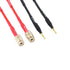Flex Pin Banana Plugs to 4mm Female Banana Jack Speaker Audio Adapter for Amplifier Speaker Sound Systems (4 Pack)