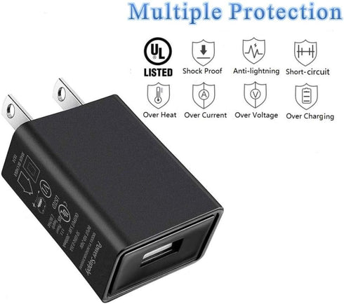 Rapid Charger for Verizon Ellipsis Tablet - Compatible Verizon Ellipsis 8 QTAQZ3 / 10 / TM 7 4G LTE Tablet PC, Verizon MiFi 6620L Jetpack 4G LTE Mobile Hotspot Charger with 5FT Charging Cable