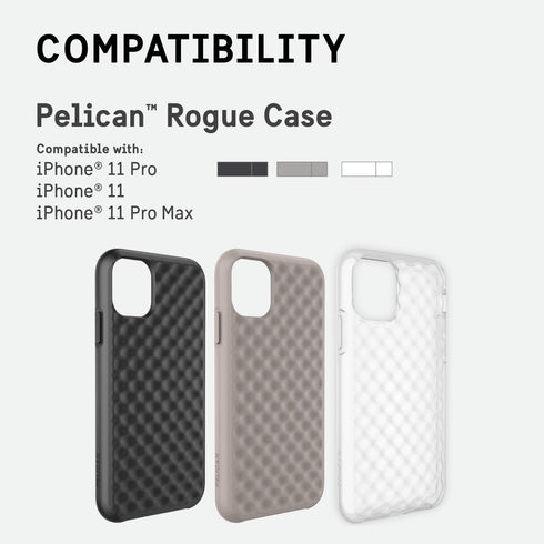 Pelican Rogue Phone Case for Apple iPhone 11 Pro, Glow in the Dark