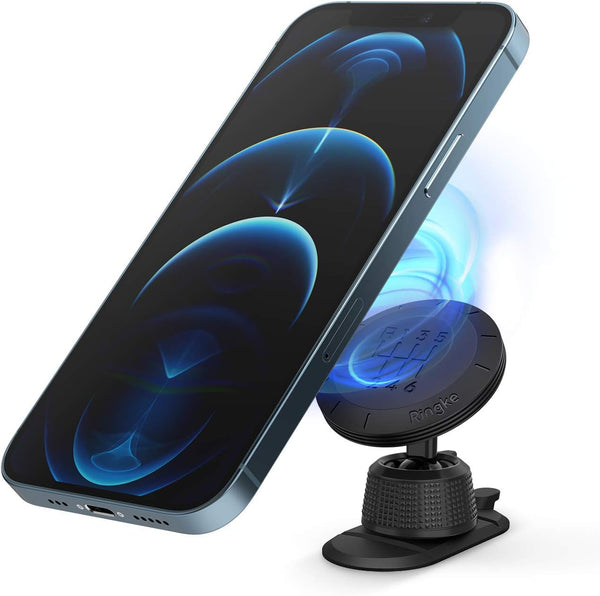 Ringke Magnetic Gear Phone Car Holder, Universal Powerful Neodymium Magnet with 360° Rotation