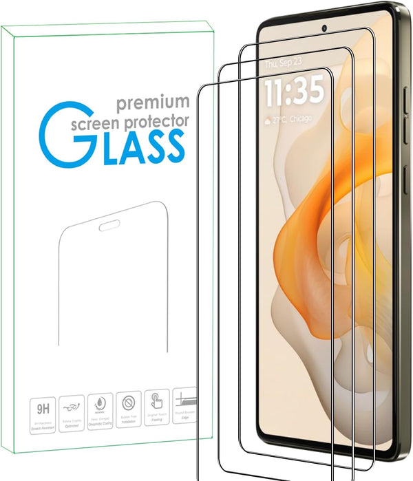 3 Pack Screen Protector for Motorola G Stylus 2024, Tempered Glass Protector, Easy to Install, 9H Hardness