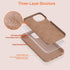 Miracase Liquid Silicone Case for iPhone 12 Pro Max, Shockproof Drop Protection Phone Case with Soft Anti-Scratch Lining