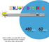 2-in-1 Active Stylus Digital Pen with 1.5mm Ultra Fine Tip for iPad, iPhone, Samsung Tablets, Good for Drawing and