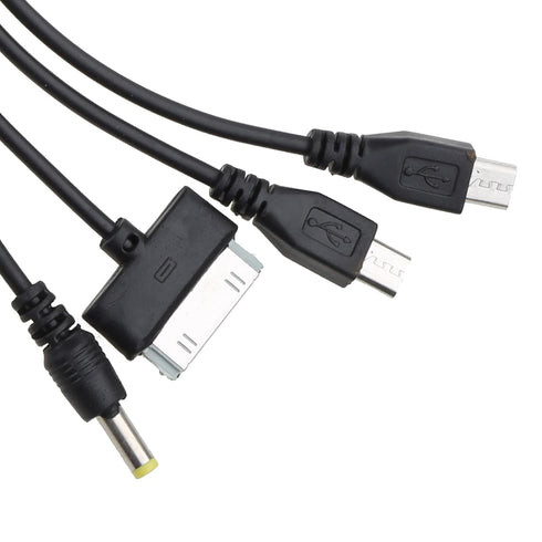 10 in 1 USB Multi Charger Cables for Mobile Phones, 20CM/7.87in Universal USB to Multi Plug Cell Phone Charger