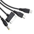 10 in 1 USB Multi Charger Cables for Mobile Phones, 20CM/7.87in Universal USB to Multi Plug Cell Phone Charger