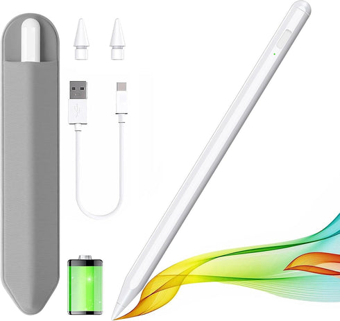 Apple Pencil Stylus Pen for iPad 2018-2024, Compatible with iPad Pro 11/12.9 inch, iPad Air 2024, Black