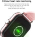 Smart Watch for Women Men - 1.83" Fitness Tracker, Answer/Make Calls, IP67 Waterproof, Heart Rate Monitor (Pink)