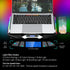 ICE COOREL Gaming Laptop Cooling Pad 15-17.3 Inch, Stand with 6 RGB Fans, Adjustable Height, LCD Screen, 2 USB Ports,