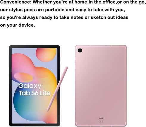 2 Pack Galaxy Tab S6 Lite S Pen Replacement, Compatible with Samsung Galaxy Tab S6 Lite, Pink