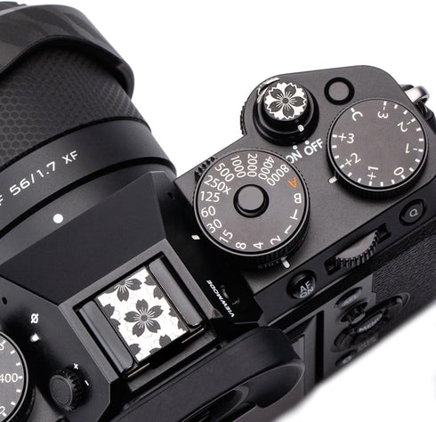 X100VI X100V X-T4 X-T3 XPRO3 XPRO2 Z5 Z6 Z6II (Black-Set) Camera Metal Hot Shoe Cover Shutter Buttons Protector