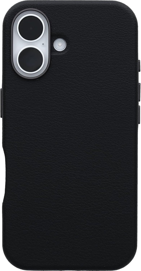 OtterBox iPhone 16 Symmetry Series Cactus Leather for MagSafe - Noir Ash Black