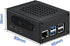 iUniker 5, 5 M2 Metal Case for Raspberry Pi Support Pi Active Cooler, Support PCIe to NVMe Shield PCIe Peripheral