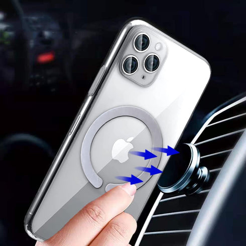 6 PCS Adhesive Metal Ring Stickers for Phone Case, Magsafe Sticker Case Thin Converter for iPhone 12/13/14