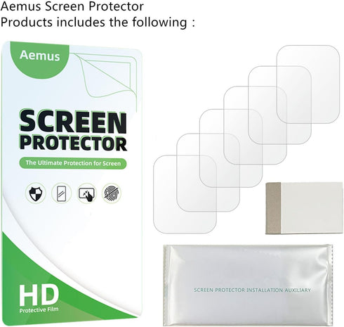 Screen Protector for Faweio IDW26 Smart Watch 1.83" (6 Pack) Clear TPU Soft Film, Compatible with Hikwel/TOOBUR