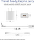 Power Adapter Charger Cord for Ring Stick Up Cam Battery/Plug-in 3rd Gen/2nd Gen & Ring Pan Tilt Stick Up Camera,