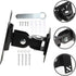 UTHCLO 360-degree 14-27 Inch Adjustable Wall Mount Tv Stand and Monitor Bracket Rotation Metal Shaft for Screens