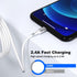 Innovative Magnetic Charging Cable (3.3ft) Tangle-Free with Magnets for Easy Storage, Fast Charger for iPhone 14 to 6