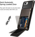 Vofolen iPhone 8 Plus Case - Rugged TPU Dual Layer Wallet with Card Holder & ID Slot, Scratch Resistant, Gun Color.