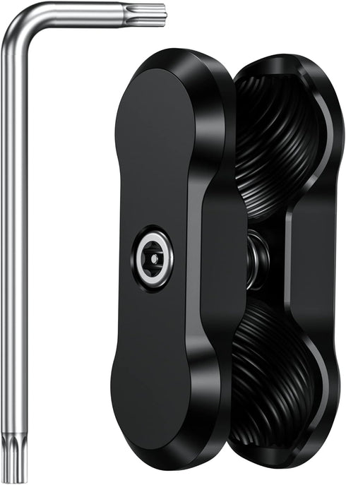 BRCOVAN Aluminum Alloy Anti-Theft Double Socket Arm | Compatible with RAM Mounts B Size 1'' Ball