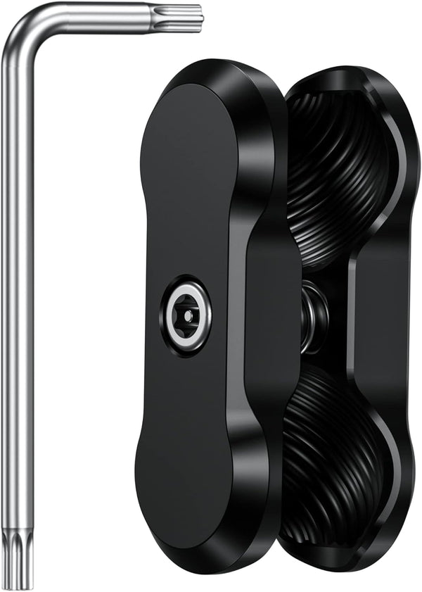 BRCOVAN Aluminum Alloy Anti-Theft Double Socket Arm | Compatible with RAM Mounts B Size 1'' Ball