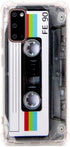 Case for Galaxy S20 with Reinforced Corners, TPU Soft Bumper Retro Cassette Tape Case Compatible with Samsung Galaxy S20