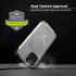 PureGear DualTek KIK Magnetic Phone Grip Case for iPhone 15 Pro Max - White, Military Tested, Heavy-Duty Protection