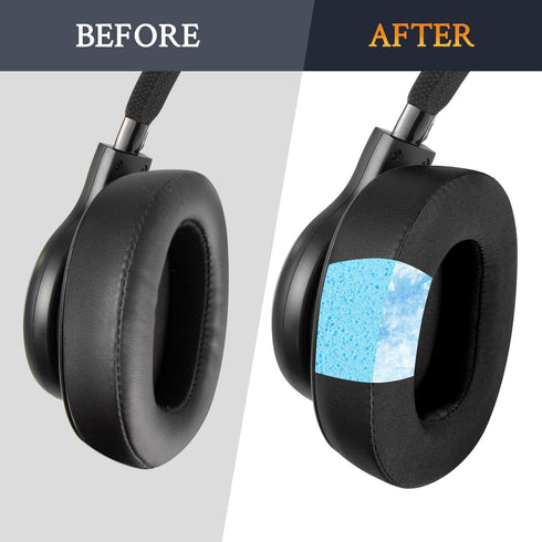 SOULWIT Cooling Gel Replacement Earpads for JBL E55BT Over-Ear Wireless Headphones, Noise Isolation Foam