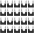 Spryflower 20Pcs Dual Banana Plug, 4mm Brass - Proof U - Shaped Audio