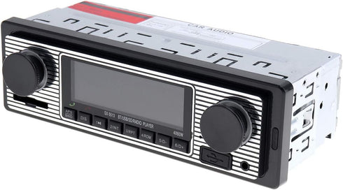 12V Bluetooth Car Radio MP3 Player, Vehicle Stereo Audio Support FM / USB / SD / AUX with Remote Control