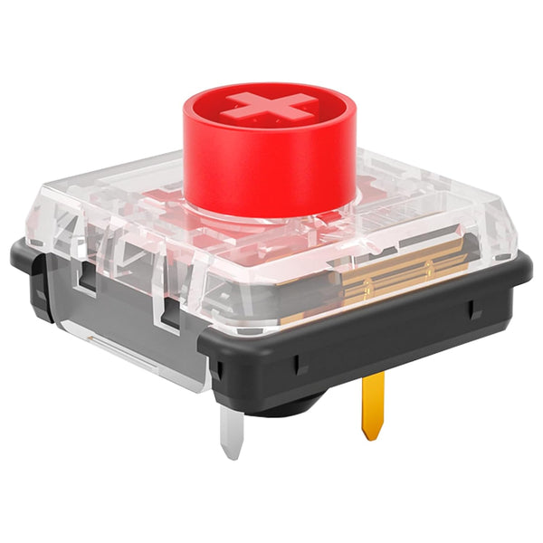 Kailh Choc V2 Low Profile Switch Red Linear, 5-Pin 50gf RGB SMD Gaming Mechanical Keyboard Switch (Choc Red 10pcs)